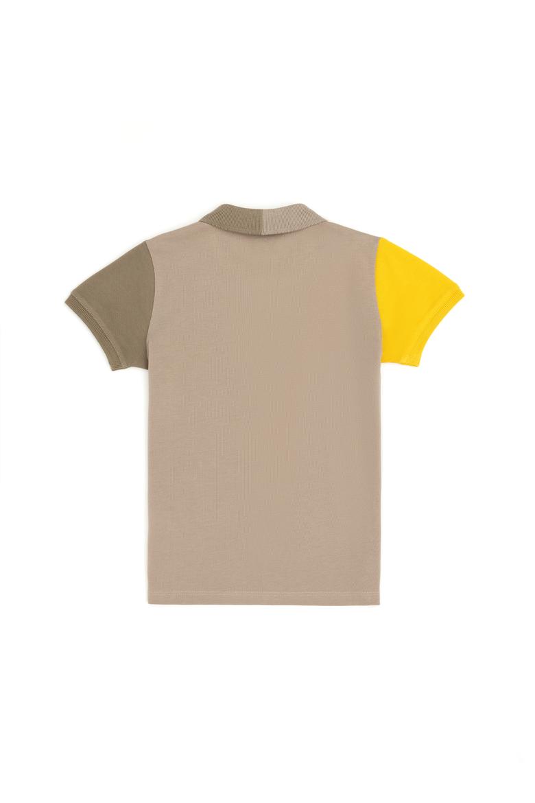 Erkek Çocuk Açık Haki Polo Yaka Tişört - 50281558020