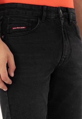 Erkek Siyah Jean Şort - 50288957002