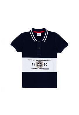 Erkek Çocuk Lacivert Polo Yaka Tişört - 50281561002