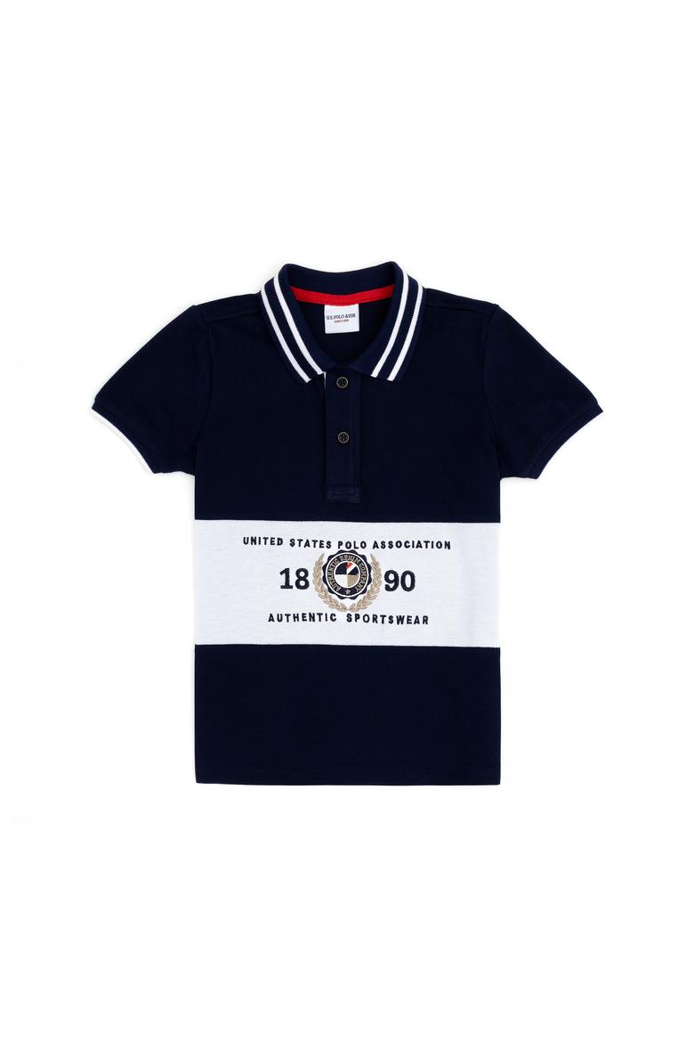 Erkek Çocuk Lacivert Polo Yaka Tişört