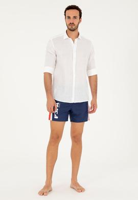 Erkek Lacivert Deniz Şortu - 50283459005