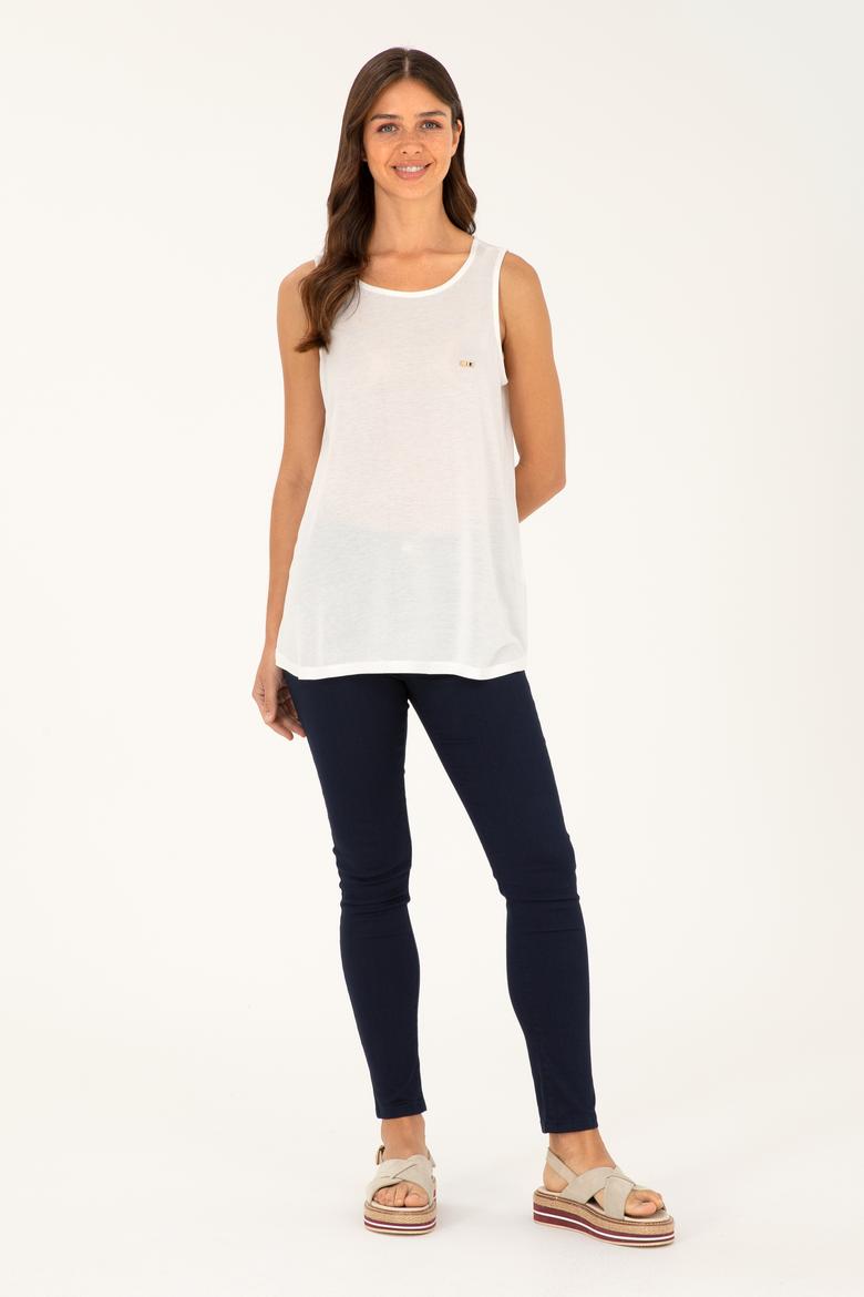 Kadın Ekru Tişört - 50286052009