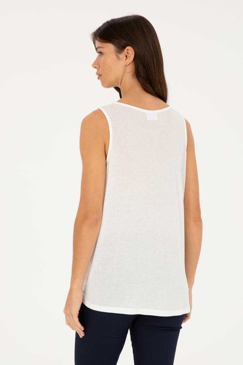 Kadın Ekru Tişört - 50286052009