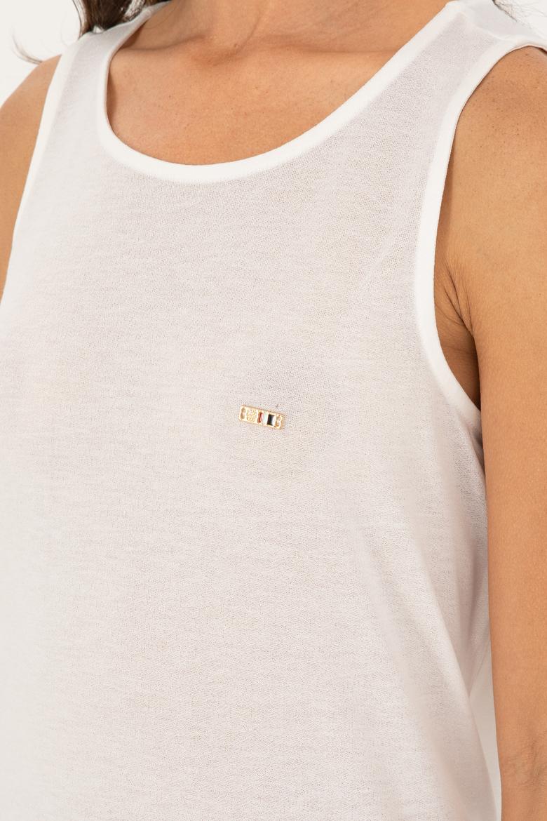 Kadın Ekru Tişört - 50286052009