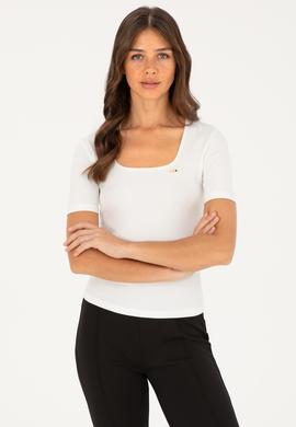 Kadın Beyaz Tişört - 50294782015