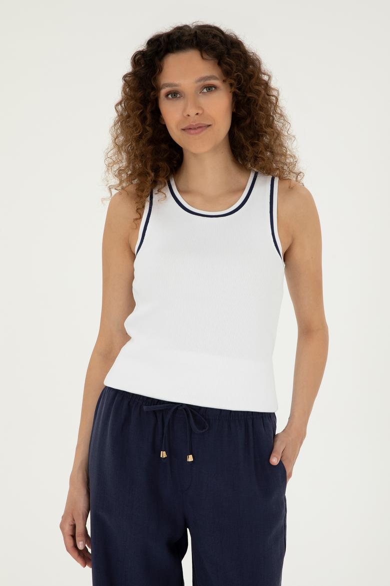 Kadın Beyaz Tişört - 50296145004