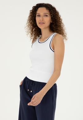 Kadın Beyaz Tişört - 50296145004