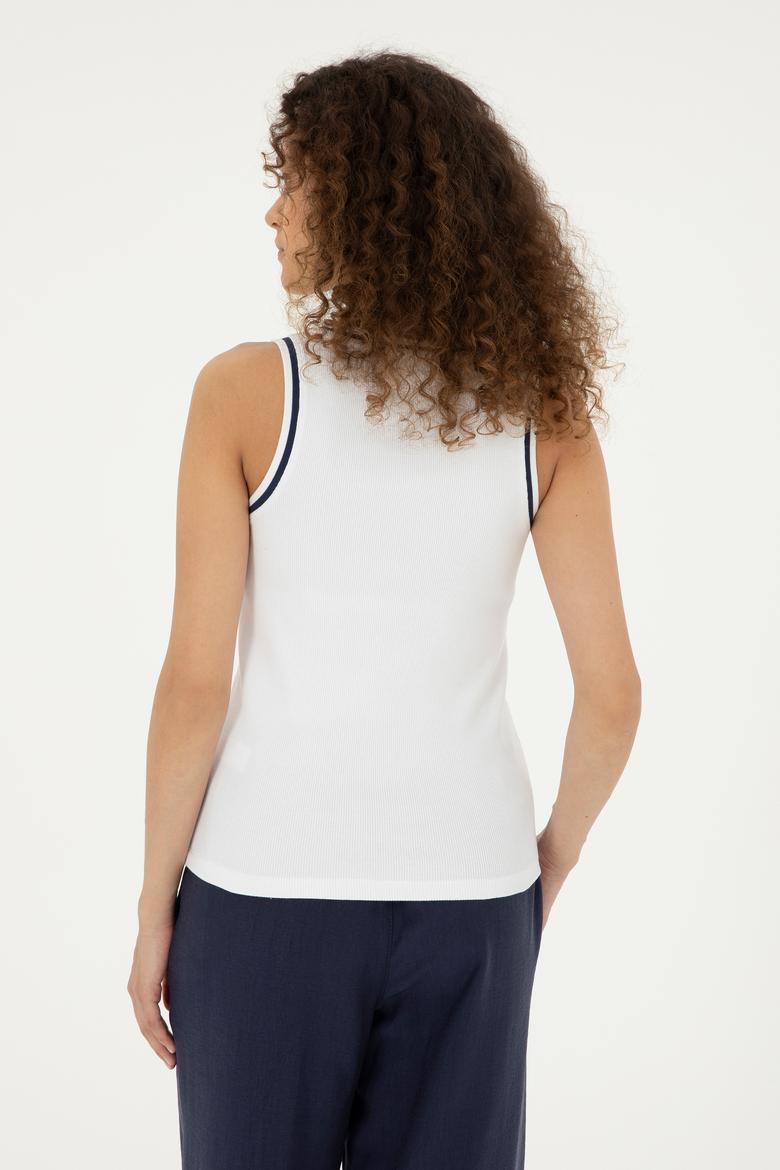 Kadın Beyaz Tişört - 50296145004