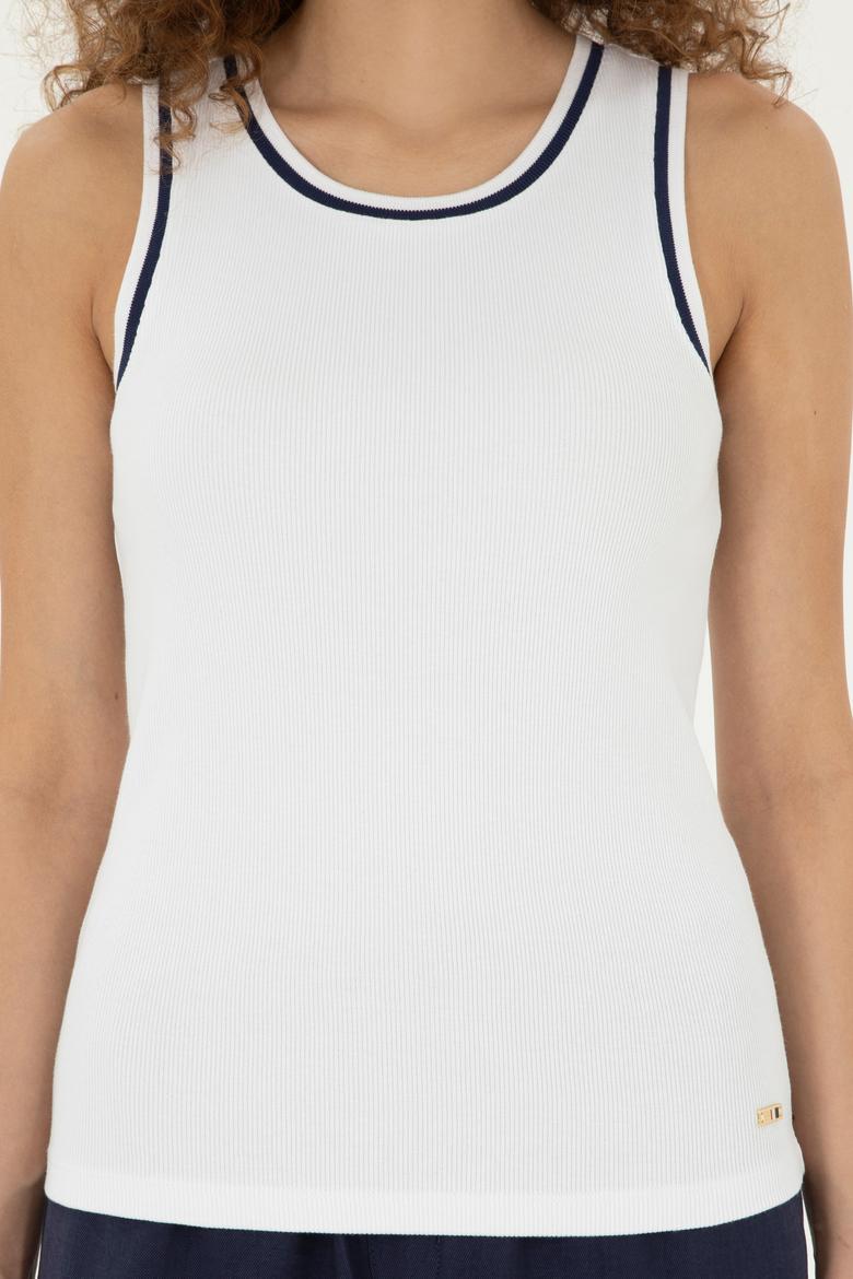 Kadın Beyaz Tişört - 50296145004