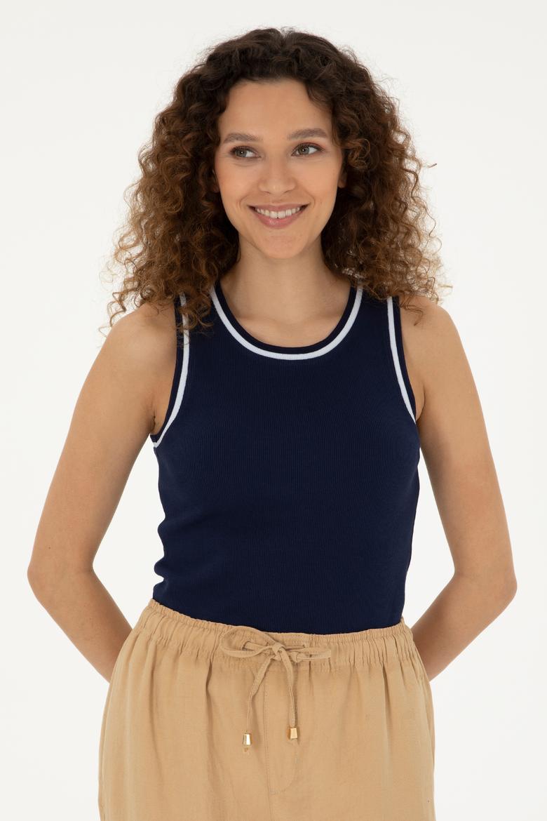 Kadın Lacivert Tişört - 50296145011