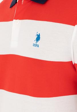 Erkek Regular Fit Polo Yaka Kırmızı Tişört - 50288503064