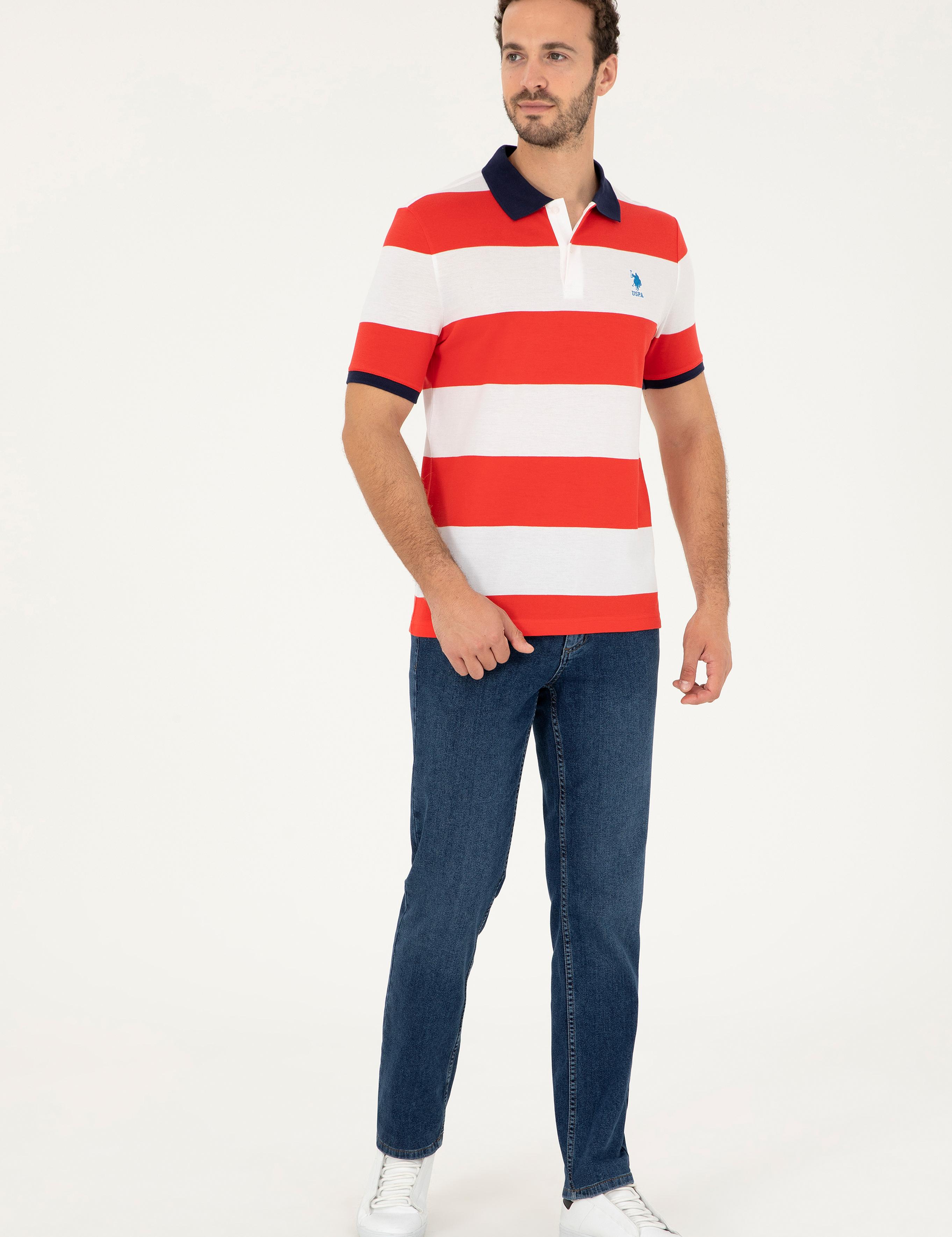 پولوشرت آستین کوتاه رگولار یقه پولو مردانه یو اس پولو | U.S. Polo Assn. - تصویر 4
