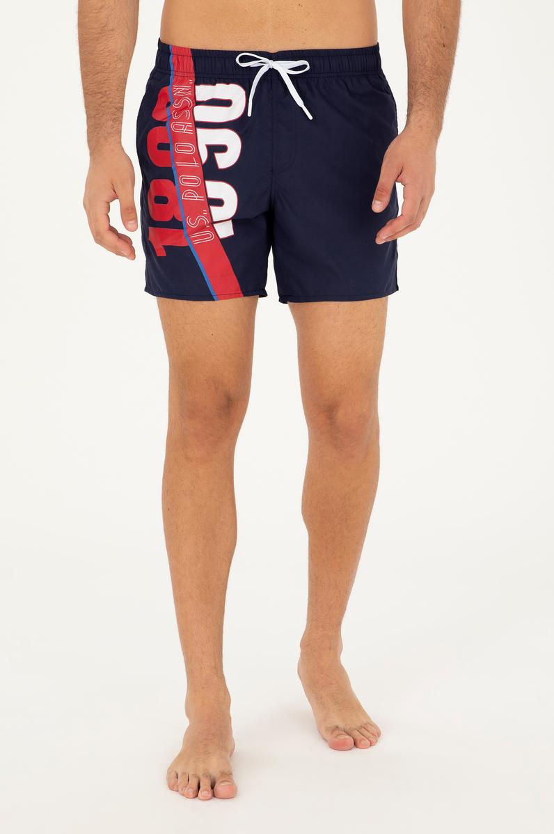 Erkek Lacivert Deniz Şortu