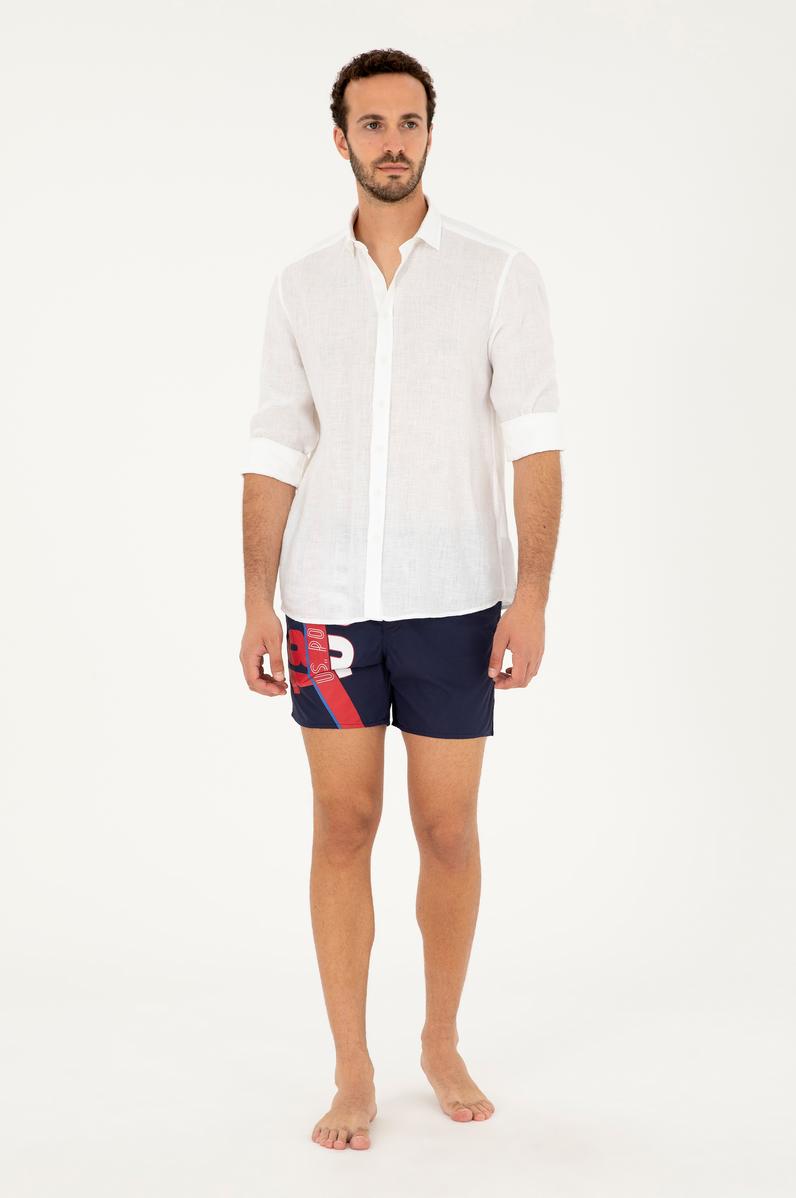 Erkek Lacivert Deniz Şortu