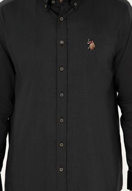 Erkek Antrasit Uzun Kollu Basic Gömlek - 50271277046