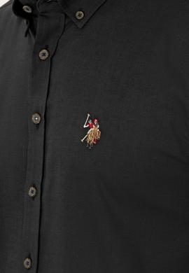 Erkek Antrasit Uzun Kollu Basic Gömlek - 50271277046