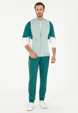 Erkek Koyu Yeşil Örme Hırka - 50281483018