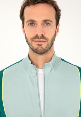 Erkek Koyu Yeşil Örme Hırka - 50281483018