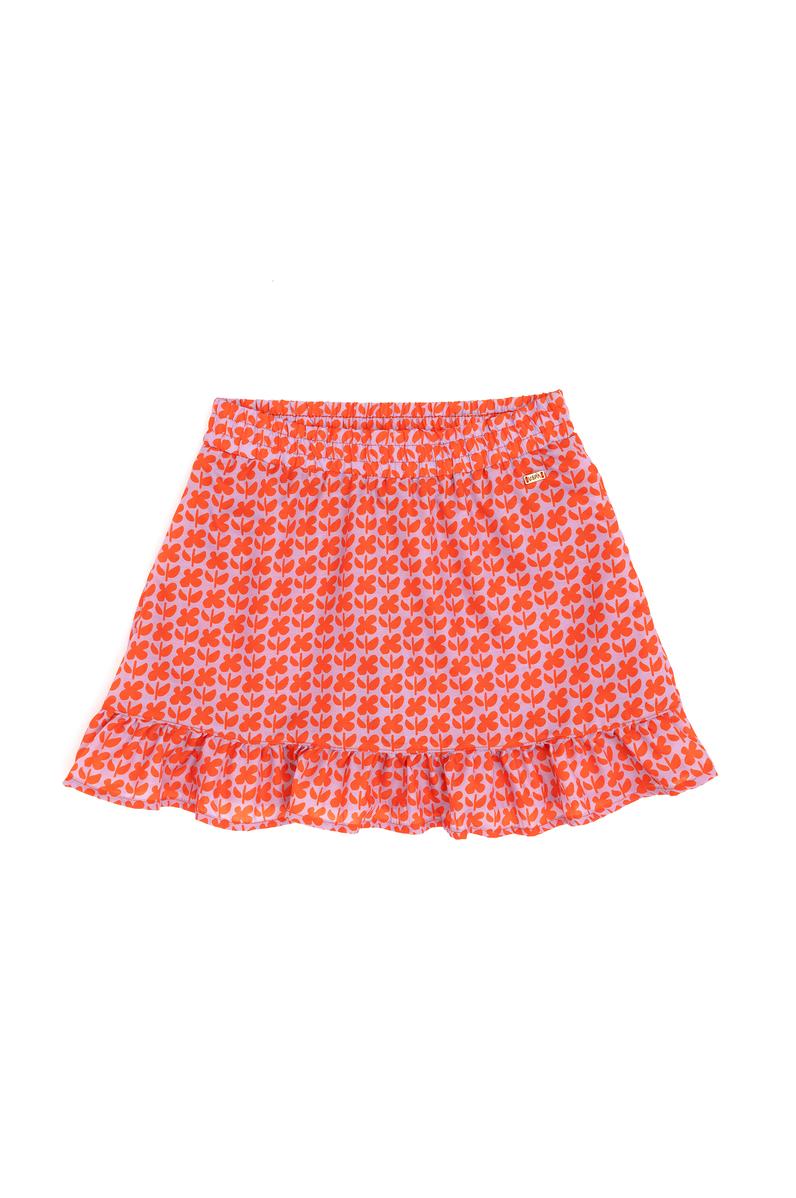 Kız Çocuk Nar Çiçeği Dokuma Etek