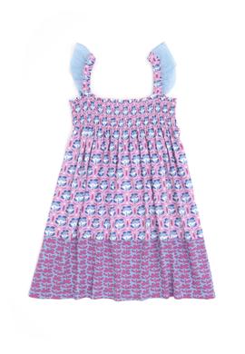 Kız Çocuk Pembe Kolsuz Örme Elbise - 50283297025