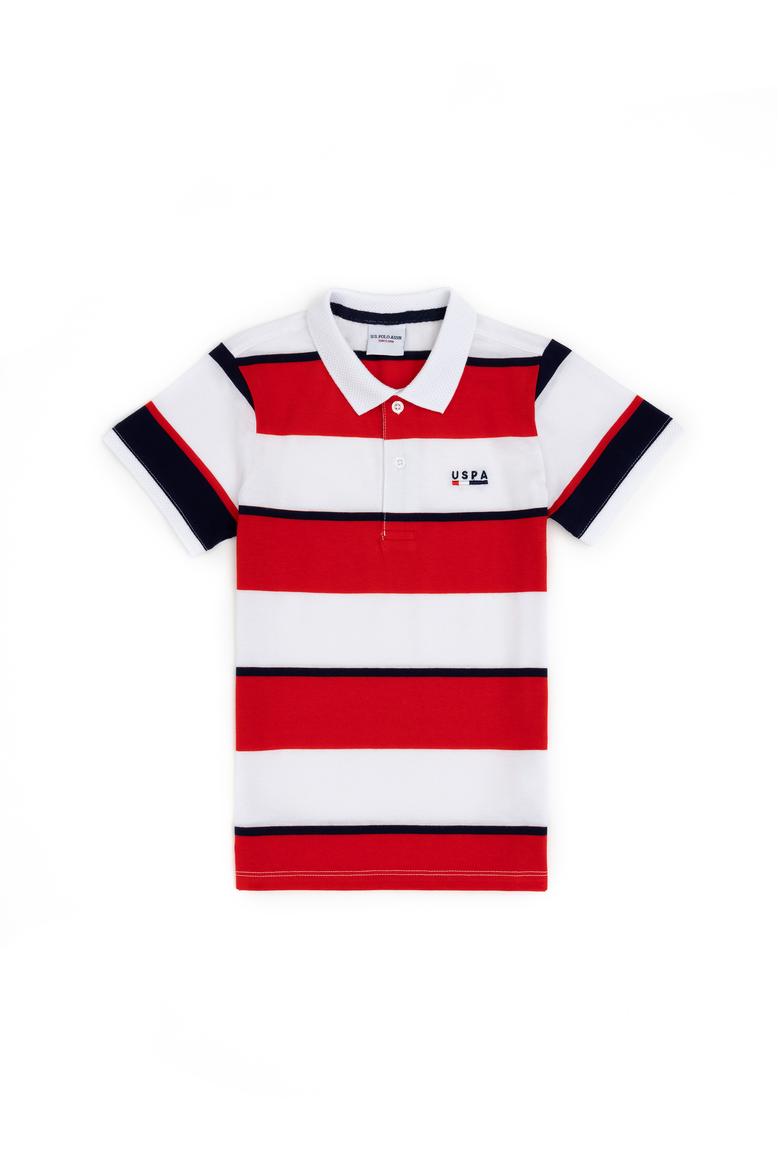 Erkek Çocuk Kırmızı Polo Yaka Tişört - 50282043012