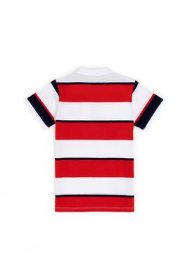 Erkek Çocuk Kırmızı Polo Yaka Tişört - 50282043012
