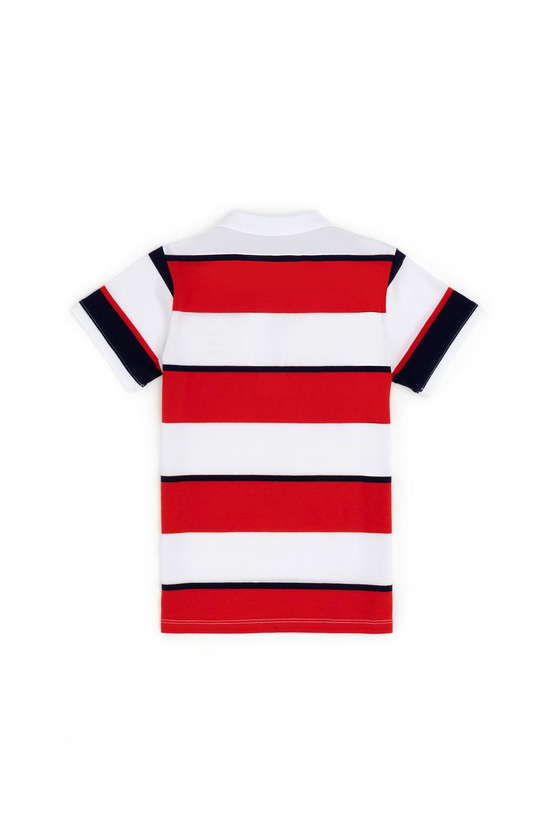 Erkek Çocuk Kırmızı Polo Yaka Tişört - 50282043012