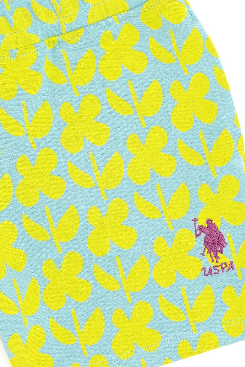 Kız Çocuk Fıstık Yeşili Örme Şort - 50283245004