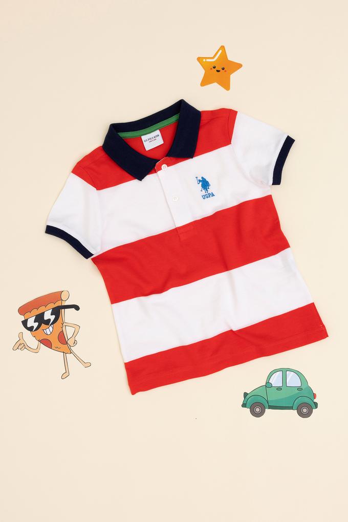 Erkek Çocuk Kırmızı Polo Yaka Tişört