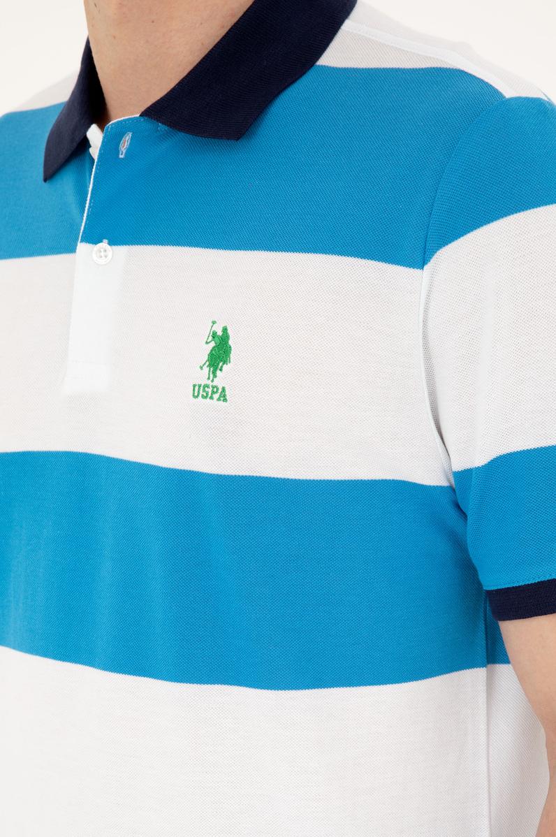 Erkek Regular Fit Polo Yaka Saks Tişört