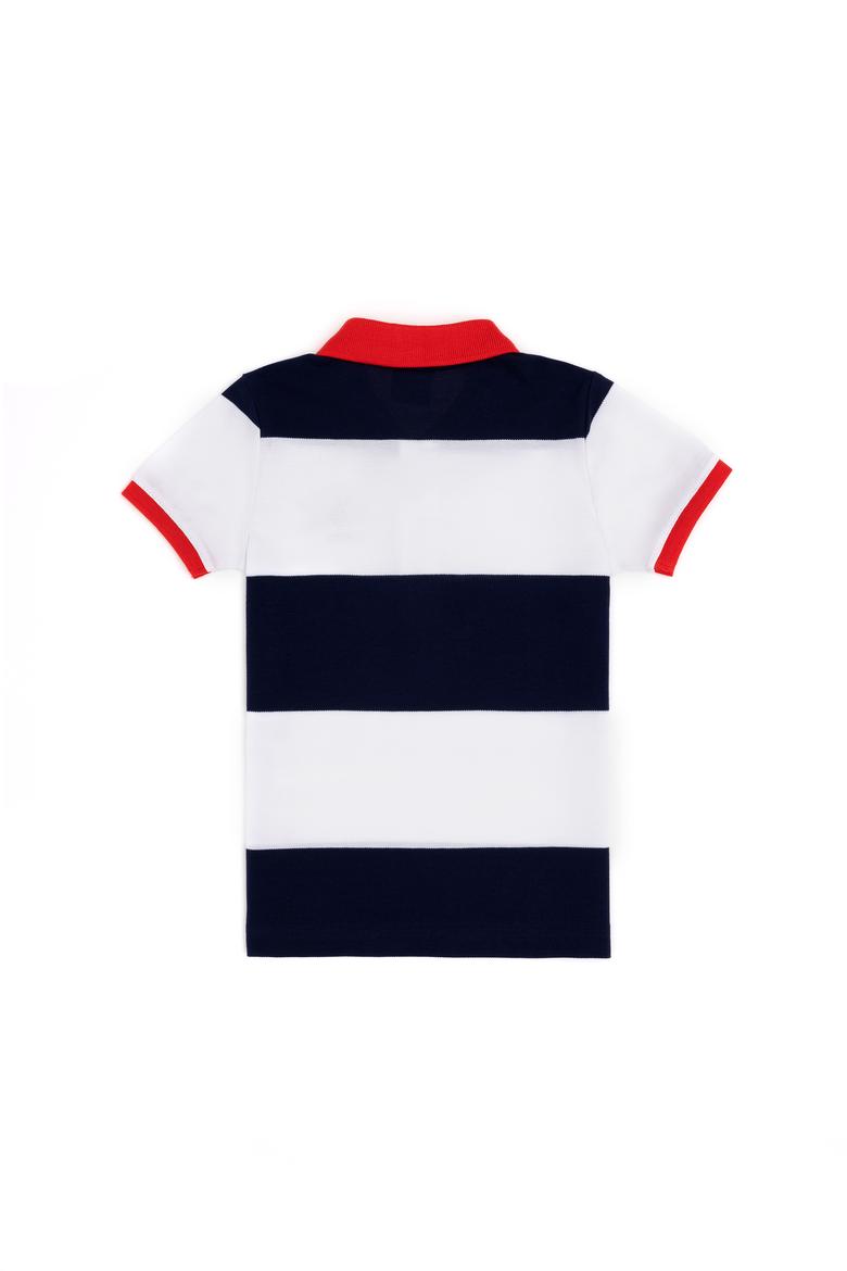 Erkek Çocuk Lacivert Polo Yaka Tişört - 50288131005