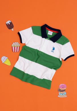 Erkek Çocuk Yeşil Polo Yaka Tişört - 50288131036