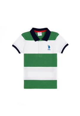 Erkek Çocuk Yeşil Polo Yaka Tişört - 50288131036