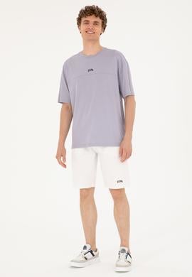 Erkek Ekru Örme Şort - 50289287037