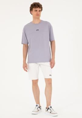 Erkek Ekru Örme Şort - 50289287037