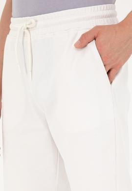 Erkek Ekru Örme Şort - 50289287037