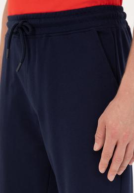 Erkek Lacivert Örme Şort - 50289287003