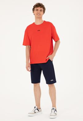 Erkek Lacivert Örme Şort - 50289287003