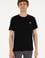 Erkek Regular Fit Bisiklet Yaka Siyah Tişört