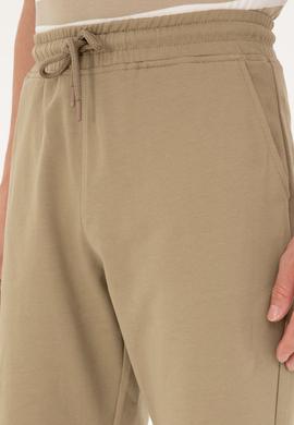 Erkek Haki Örme Şort - 50289287076