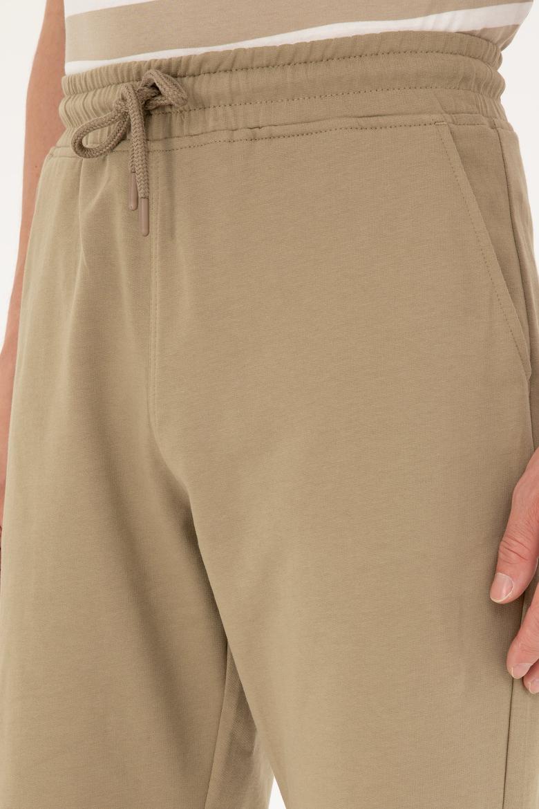 Erkek Haki Örme Şort - 50289287076