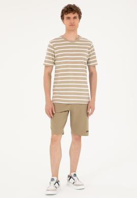Erkek Haki Örme Şort - 50289287076