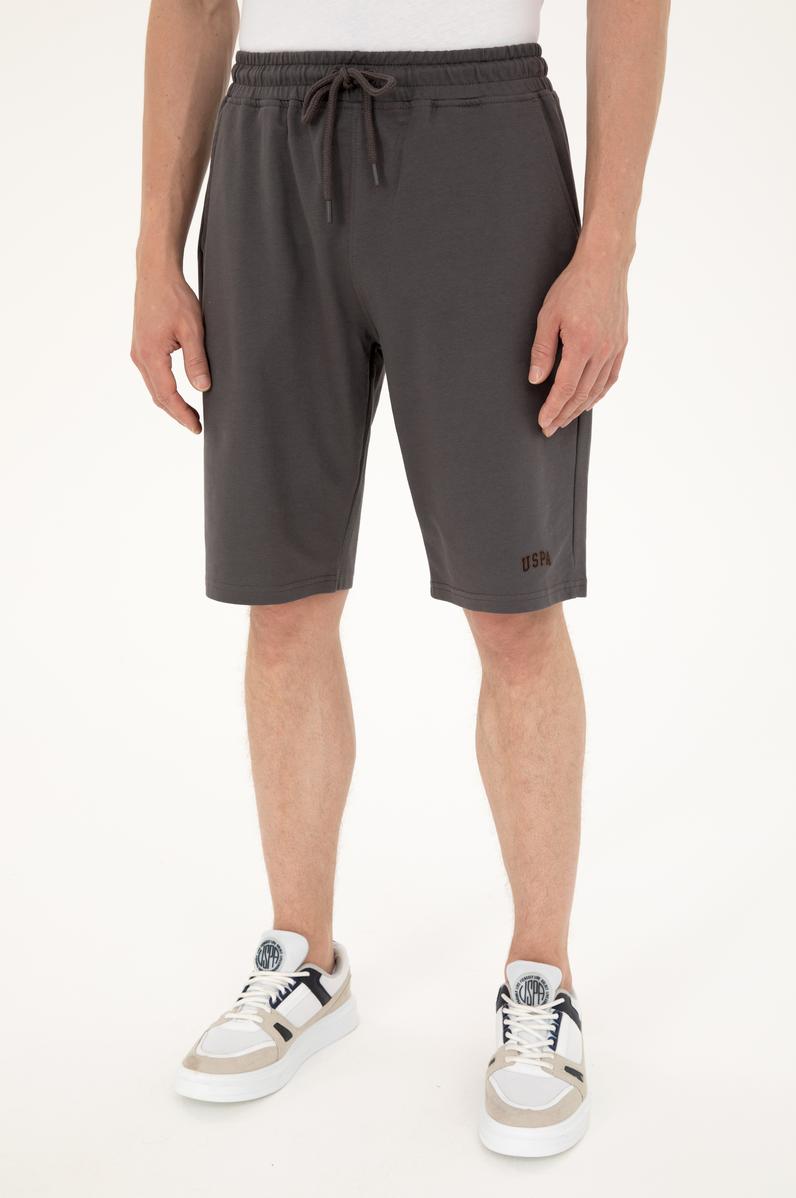 Erkek Antrasit Örme Şort