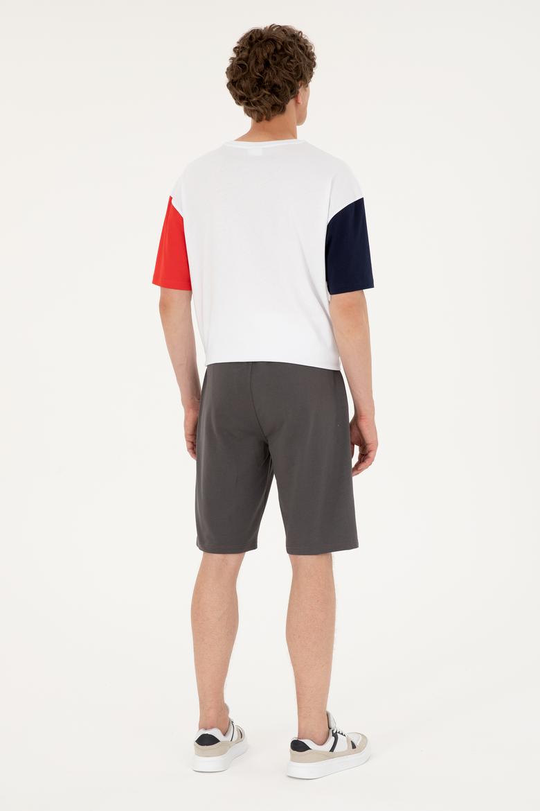 Erkek Antrasit Örme Şort - 50289287067