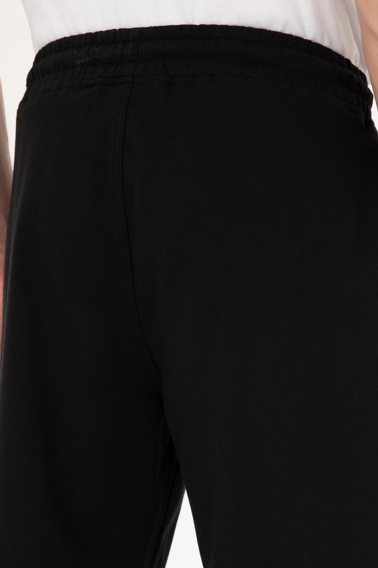 Erkek Siyah Örme Şort - 50289287027