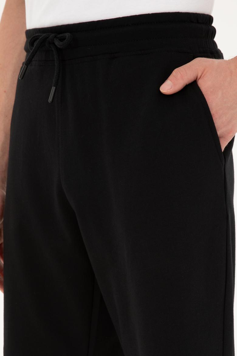 Erkek Siyah Örme Şort - 50289287027