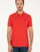Erkek Slim Fit Polo Yaka Kırmızı Basic Tişört