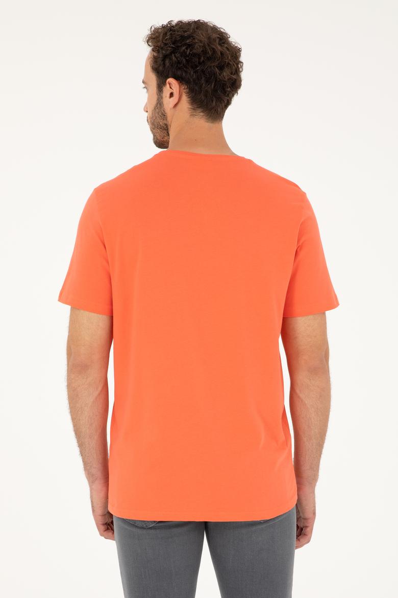 Erkek Nar Çiçeği Basic Tişört - 50279632180