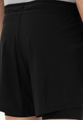 Erkek Siyah Örme Şort - 50281480067