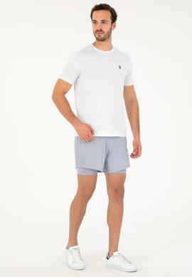 Erkek Gri Örme Şort - 50281480059